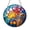 Acrylic 3.5 Inch, variant on Paint Palette Window Suncatcher, Stained Glass Style Creative Studio Decor
