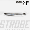 thumbnail image 6 of 6th Sense – Masterclass Crappie Strobe Minnow – 2.1" Ultra-Realistic Soft Plastic Panfish Bait – Premium Crappie Lure for Docks, Brush Piles & Timber – 7 Pack, 6 of 6