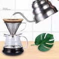 thumbnail image 2 of Cateissary Hervidor de goteo plateado con termómetro, secreto para un vertido impecable, gran capacidad, amplia gama de usos Juegos de servir café y té, 2 of 6