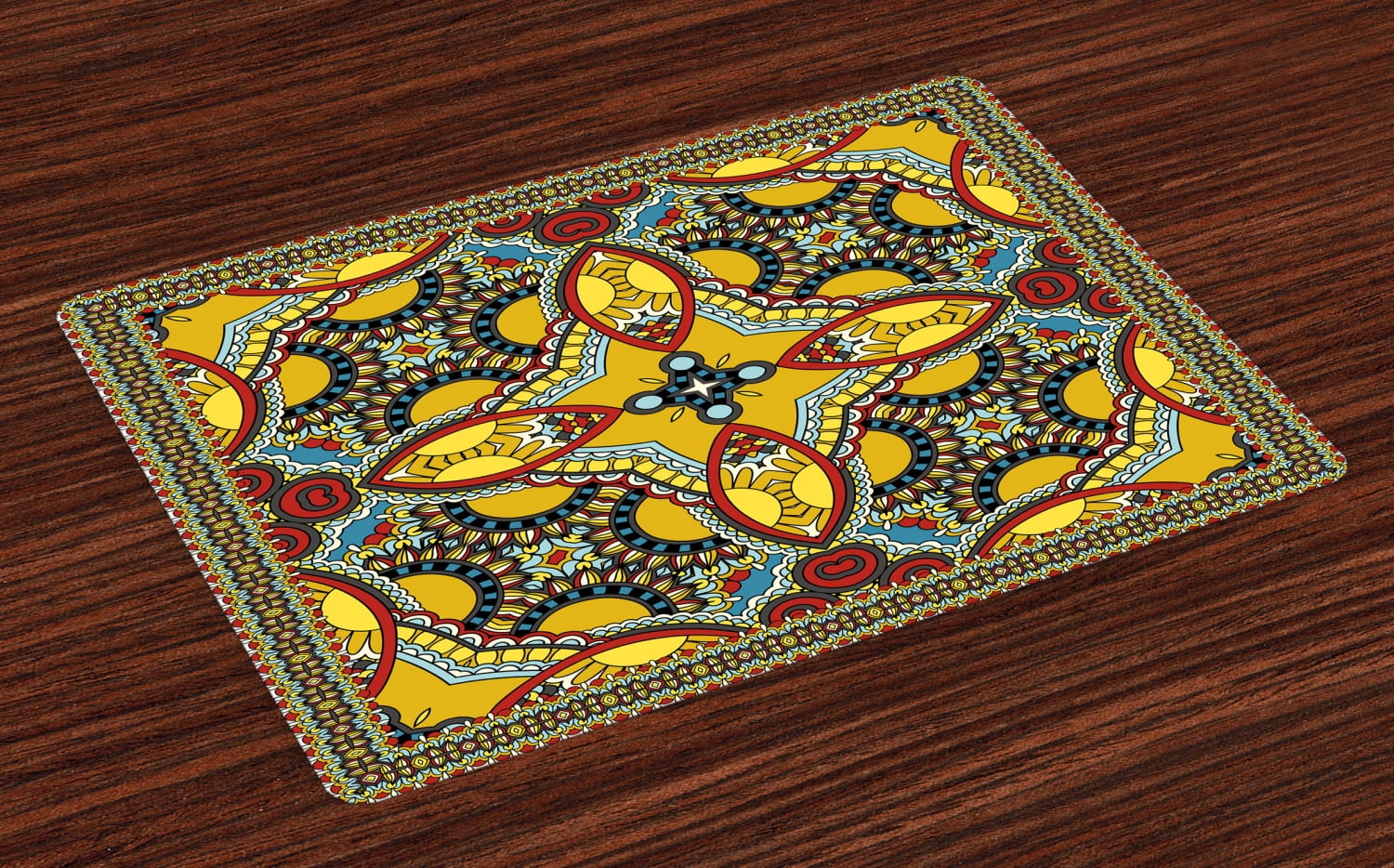Oriental Placemats Set of 4 Middle Orient Eastern Ethnic Design