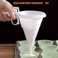 thumbnail image 2 of 1pc Handheld Batter Dispenser - Pancake & Cupcake Baking Tool - Kitchen Funnel For Cream, Frosting & Chocolate - Suitable For Bakery Pastry Shop, 2 of 5