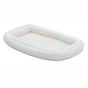 Double Bolster Pet Bed | 42-Inch Dog Bed ideal for Large Dog Breeds & fits 42-Inch Long Dog Crates