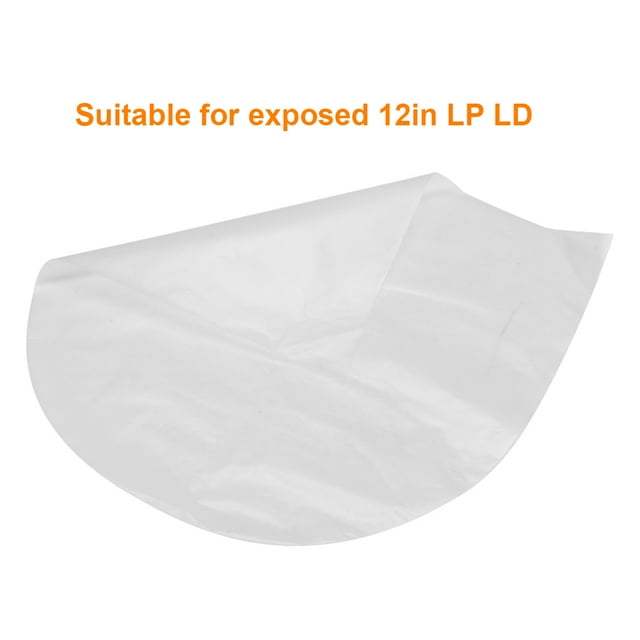 100Pcs Anti Static Inner Sleeves, Antistatic PE Inner Vinyl Record Sleeves, Vinyl Record Protective Sleeves Covers For Exposed 12in LD