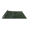 thumbnail image 2 of Ahgly Company Indoor Round Abstract Light Blue Modern Area Rugs, 5' Round, 2 of 4