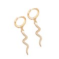 thumbnail image 2 of Jumpingount 2 pendientes colgantes irregulares para mujer, joyería única de cobre informal para boda, compromiso, decoración dorada Type3 NO3, 2 of 6