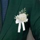 thumbnail image 3 of 2x Corsage de Pecho Sunnimix Accesorios de Traje Formal Boutonniere Flor en el ojal, 3 of 8