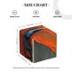 thumbnail image 4 of Fotbe Orange Net Fishing Boat Porta Pañuelos Decorativo de Cuero, Caja Cuadrada Moderna para Pañuelos Faciales, Organizador y Dispensador 5x5x5'', 4 of 7