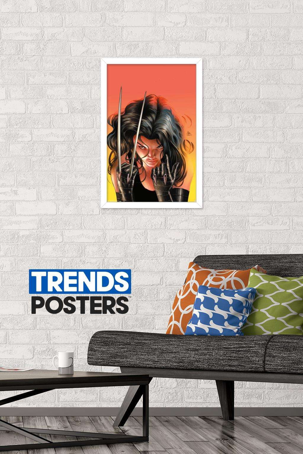 Marvel Comics - X-23 - Claws Wall Poster, 14.725" x 22.375", Framed
