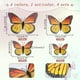 thumbnail image 2 of 48 piezas de decoraciones de mariposas 3D, 4 colores, PVC, mariposas artificiales para pared con pegatinas, manualidades para decoración de sala de estar y hogar., 2 of 6