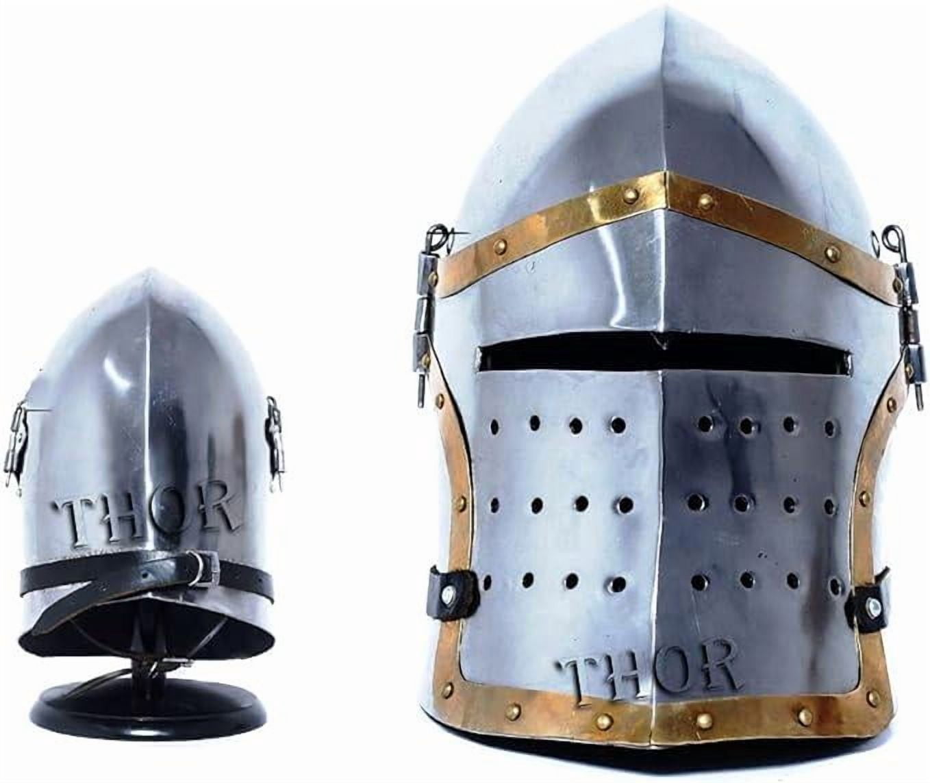 Instrument Armor Gladiator Costume THOR INSTRUMENTS ARMOR SALLET MEDIEVAL HELMET BATTLE ...