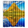 thumbnail image 1 of ABPHQTO Cortina de ducha de coche Cortina de ducha impermeable 150x180 cm, 1 of 2