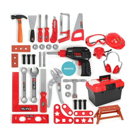 Kids Toolbox Kit Educational Toys Simulation Repair Tools Toys Plastic Game Learning Engineering Puzzle Toys For Boy