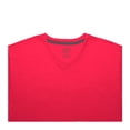 thumbnail image 4 of Playera Fruit of the Loom Para hombre cuello v, algodón sustentable, rojo, talla EG, 4 of 4