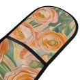 thumbnail image 4 of Yayeee Double Oven Mitt Kitchen Heat Resistant Baking 35" x7" Quilted Glove, Abstract Floral Art, 4 of 6