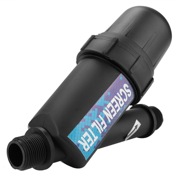 Filtro de pantalla de agua para riego por goteo, filtro de malla de gran capacidad de 3/4"Filtro de riego, artesanía excepcional
