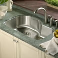 thumbnail image 3 of Houzer Medallion Designer 32 in Stainless Steel Undermount Single Bowl Kitchen Sink with Strainer - MH-3200-1, 3 of 8