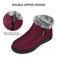 thumbnail image 4 of Cyiecw Womens Snow Boots Winter Warm Ankle Boots Waterproof Outdoor Fur Lined Shoes for Women, 4 of 7