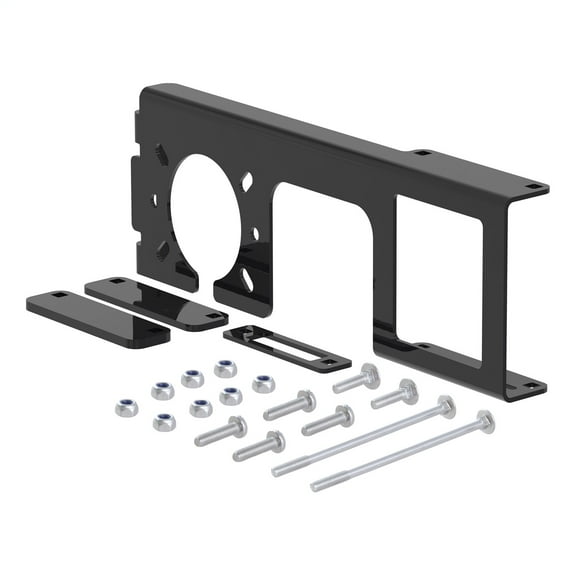 Curt Manufacturing Cur58000 4Wayor5Way And 6-Way or 7-Way Easy Mount Combo Bracket for 2" Receiver Hitch
