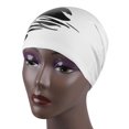 thumbnail image 5 of Waterproof Swimming Hat 1Pcs White with Flexible Comfort for Swimming Use, 5 of 5