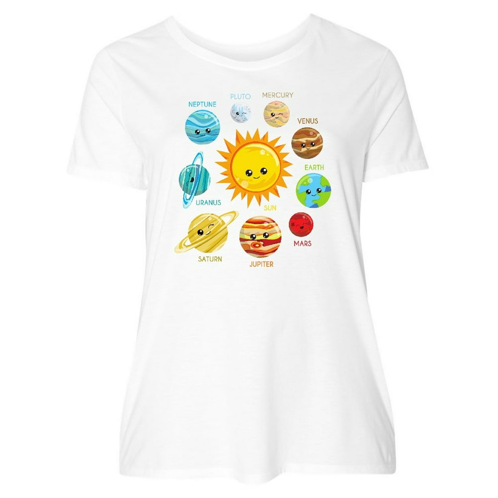 t shirt with planets