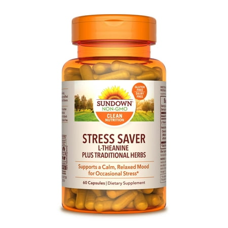 - Sundown Naturals® L-Theanine Stress Formula, 60 Capsules