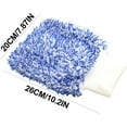thumbnail image 4 of Wash Mitt Auto Detailing,Double-Sided Car Wash Mitt Chenille Microfiber - Microfiber Washing Gloves, Holds Tons of Sudsy Water for Effective Washing, Machine Pareks, 4 of 5