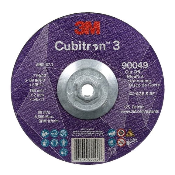 3m Cubitron Cut-Off Wheel,36 Grit 90049