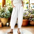 thumbnail image 3 of Ixbnca Children's Long Pants Casual Solid Color Lounge Pants with Pockets Comfy Elastic High Waist Trousers, 3 of 7