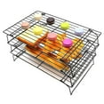 thumbnail image 4 of 2024 3 Layers Stackable Cooling Rack Metal Cake Cookie Biscuits Bread Cooling Rack Net Mat Holder Dry Co, 4 of 4
