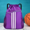 thumbnail image 1 of Bolsa de fitness con cordón Bolsas de gimnasio portátiles Oxford de alta capacidad para deportes al aire libre Hugtrwg Para estrenar, 1 of 8