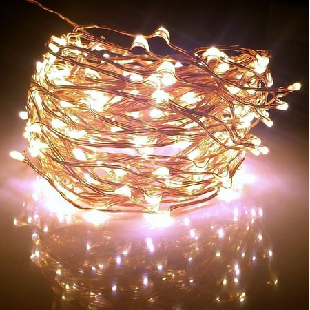 Starry Lights 40 Ft 240 Leds Soft Warm White Led Color On Extra Starry Lights 40 Ft 240 Leds Soft Warm White Led Color On Extra Long Copper