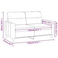 thumbnail image 7 of vidaXL Sofa Accent Upholstered 3-Seater Sofa Couch for Living Room Fabric, 7 of 7