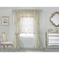 thumbnail image 3 of Garcia Embroidered Curtain Sheer with Scallop Detail 52" x 95" in Cream, 3 of 3