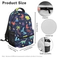 thumbnail image 7 of Jeiento 16 Inch Kids School Backpack Water-Resistant Durable Polyester Bookbag with Multiple Organizer Pockets Cartoon Dinosaur School Bag for Elementary School Boys Girls, 7 of 7