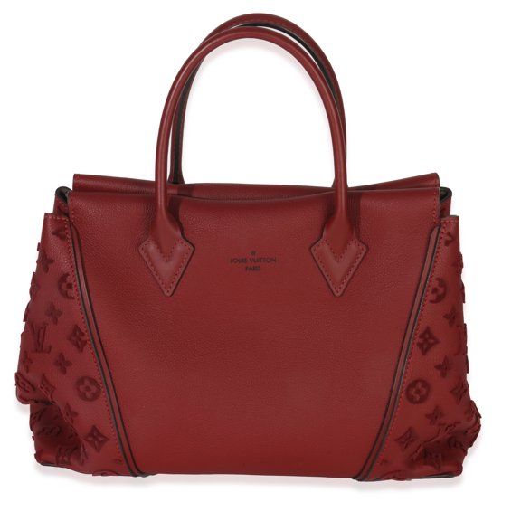 Pre-Owned Louis Vuitton Red Tuffetage Veau Cachemire Tote W MM