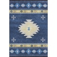 thumbnail image 2 of Addison Rugs Mayfield Washable Southwest Aztec Blue Rectangle Rug, 10' x 14', 2 of 6
