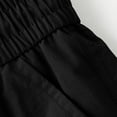 thumbnail image 7 of UAMVSH Mens Cargo Shorts Drawstring Elastic Waist Work Shorts Casual Knee Length Shorts with Multi Pockets for Outdoor, 7 of 7