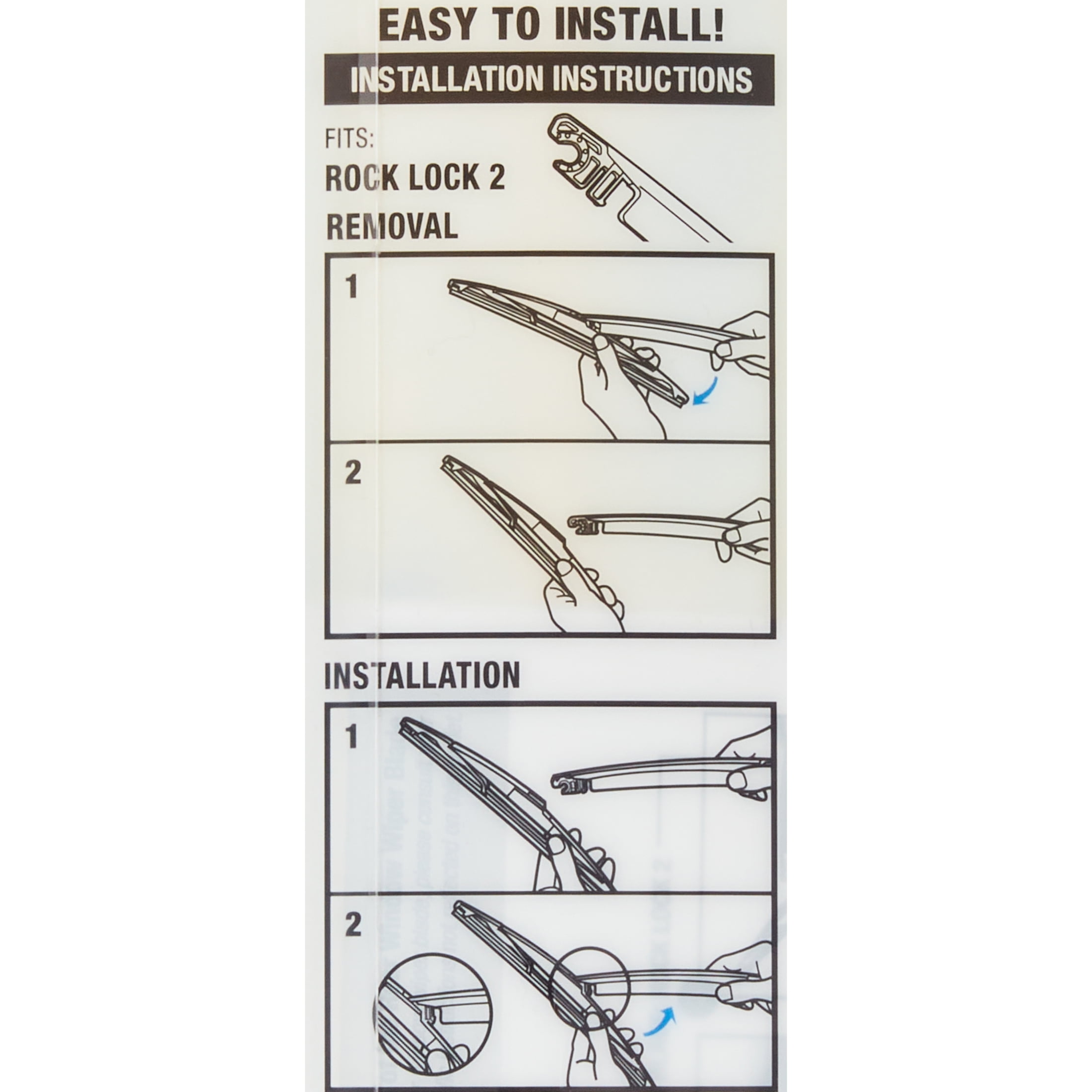 Rain-X Expert Fit Rear Wiper Blade 12" Replacement 12A - 850004