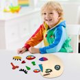 thumbnail image 4 of Rompecabezas de Madera Xihbxyly Juegos Educativos para Niños En Edad Preescolar, 4 of 7