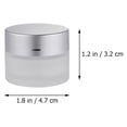 thumbnail image 6 of Monyance Glass Jars 8 Pcs Frosted Glass Cream Jars Sub-packing Cosmetics Containers Sample Jars(1.85X1.85X1.26Inches), 6 of 10