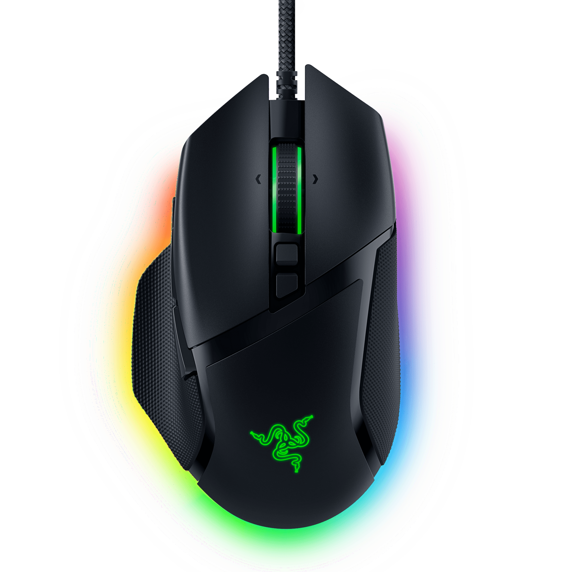 Razer Basilisk V3 Ergonomic Wired Gaming Mouse with 26K DPI Optical Sensor, 11 Programmable Buttons, Chroma RGB and HyperScroll Tilt Wheel - Black