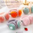 thumbnail image 3 of Orejeras de frutas ajustables para niños y mujeres, orejeras cálidas de otoño e invierno, orejeras cálidas de felpa de dibujos animados, 3 of 5