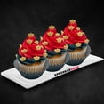 thumbnail image 3 of Edible Candy Shaped Crown Queen King Cake Cupcake Dessert Toppers -2oz, 3 of 4