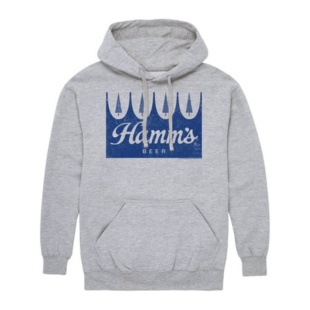 Hamm's - Navy Crown Logo - Men's Fleece Pullover Hoodie