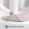 thumbnail image 4 of pink angel Front Door Mat, Indoor Mats for Bedroom Bathroom Kitchen, Floor Mat Non-Slip, Soft Carpet Floor Cover Machine Washable Entryway Mat - 20x31.5in, 4 of 5