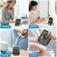 thumbnail image 6 of TOPK 2-Pack 5000mAh Portable Desk Fan, Ultra-Thin, 4-Speed, Quiet Battery-Powered Fan for Home, Office, Outdoor, 6 of 7