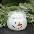 thumbnail image 2 of Twisted Peppermint Snowman Jar Candle 14oz, 2 of 2