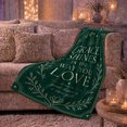 thumbnail image 6 of Grace Shines Love Sunburst Botanical, Cozy Friendship Quote Scene, Warm Flannel Blanket for Living Room and Reading Nook, Art Lovers Thanksgiving Gift, Artistic Home Decor, 6 of 9