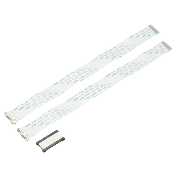 2Pcs EDP Wire FFC Flexible Flat Cable with Extend Adapter 30 Pins 0.5mm Pitch 200mm I-PEX B-Type for LCD TV