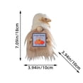 thumbnail image 3 of Fall Thanksgiving Gnomes Plush Decoration - 1 Piece Handmade Swedish Tomte Gnomes Elf for Fall Thanksgiving Decor Gift - Christmas Thanksgiving Decorations for Home, Table, Fireplace, Party, 3 of 8